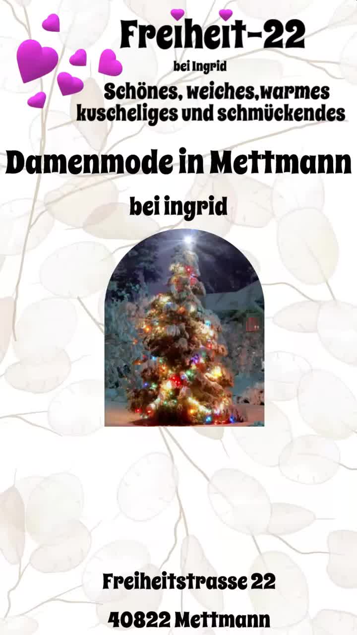 Freiheit-22 Mode Mettmann - September 2023 - Weihnachtsaktionen
